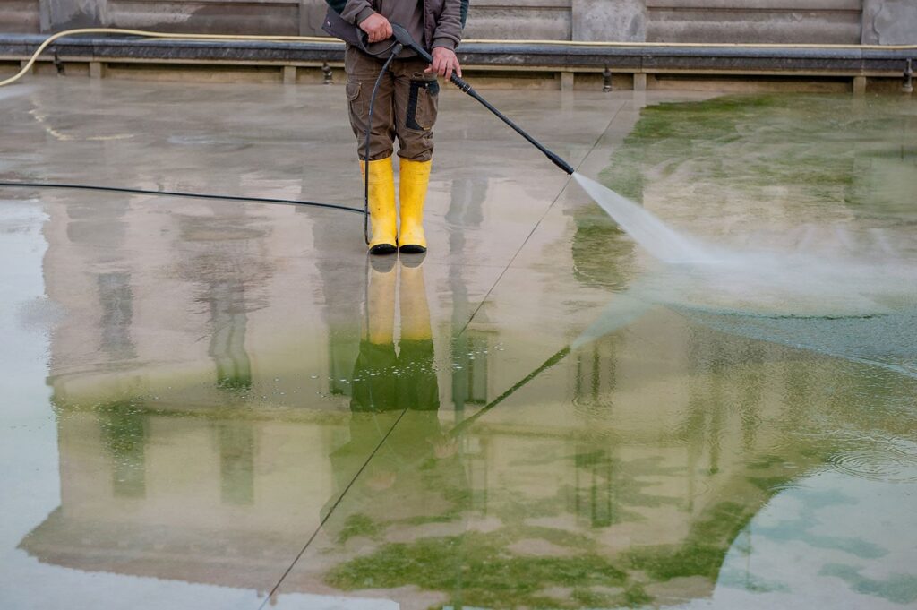 terrece cleaning
